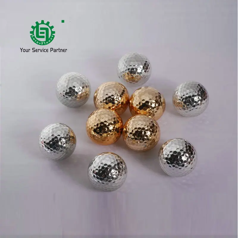 4 шт. Золотой мяч из двух частей аксессуары для гольфа тренировочный 2 слоя