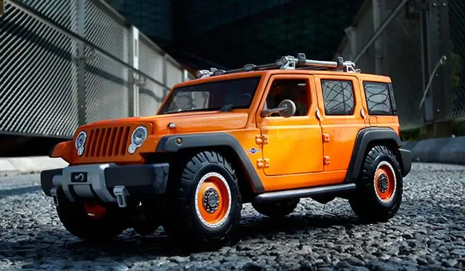RC игрушка 1/18 масштаб внедорожный Wrangler 4x4 грузовик на гусеничном ходу игрушки дрейф высокая скорость джип электрическая зарядка музыкальный автомобиль мальчик игрушка Wrangler