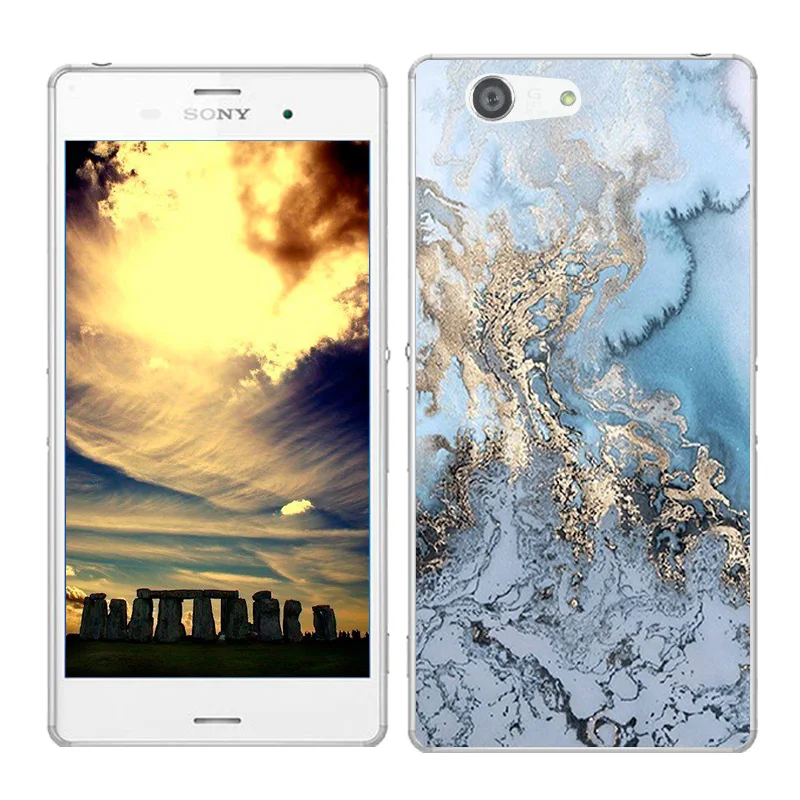 Мягкий чехол из ТПУ для sony Z3 Mini, чехол для телефона с пейзажем для sony Xperia Z3 Compact Z3 Mini M55W D5803, силиконовый чехол на заднюю панель