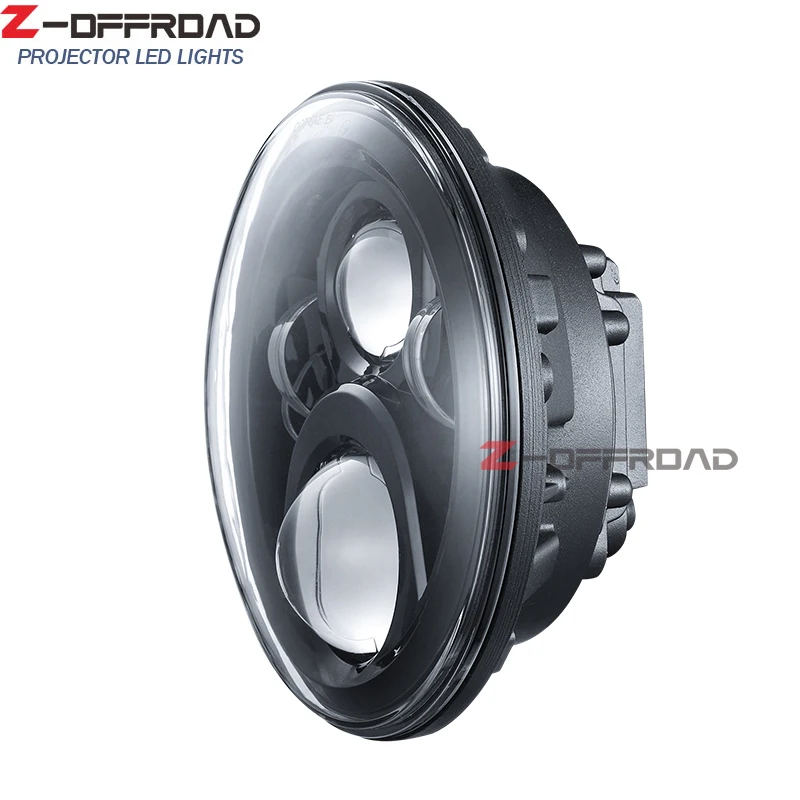 Для уличного Glide 7 &quotмотоцикл светодиодные фары замена дюймов для вождения