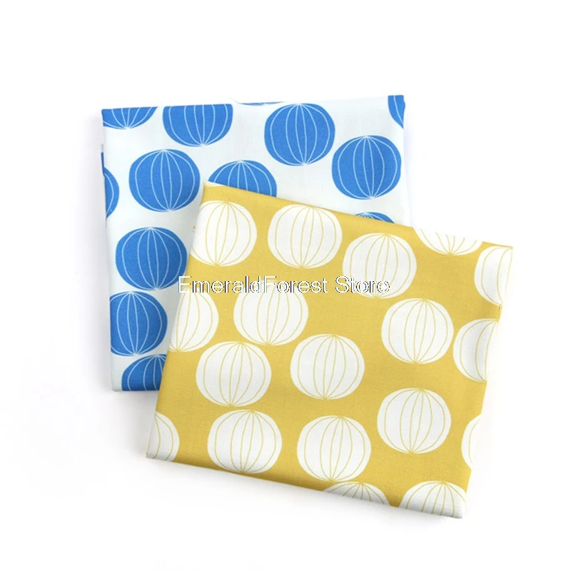 High quality imported cotton oxford cloth Nordic style printed fabric handmade DIY gold bag 90cmx150cm | Дом и сад