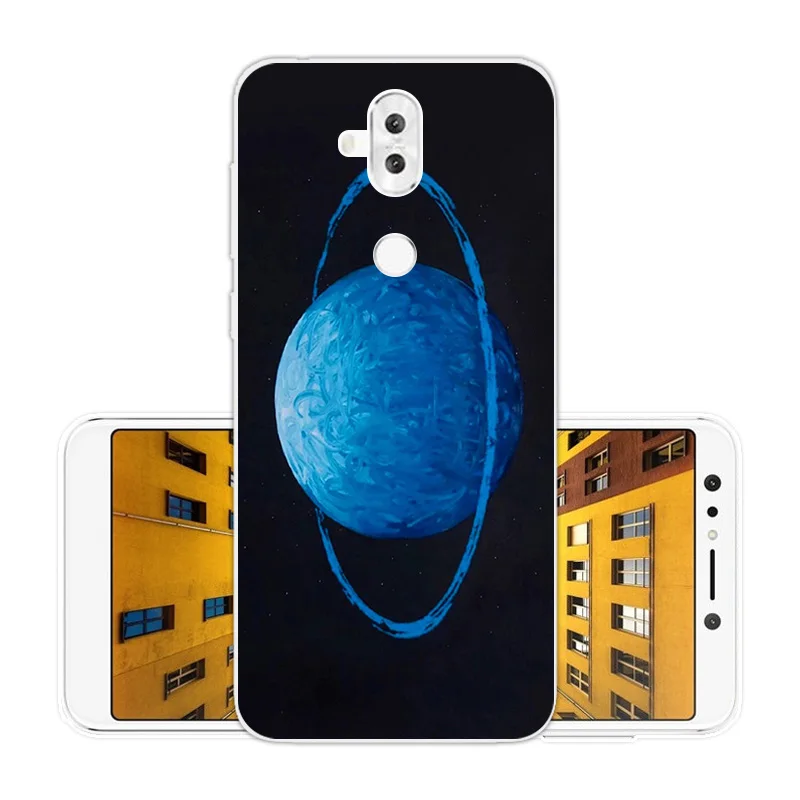 Для Asus Zenfone 5 Lite ZC600KL чехлы для телефонов 6 0 дюймов ZF5Q X017D силиконовый чехол Синий |