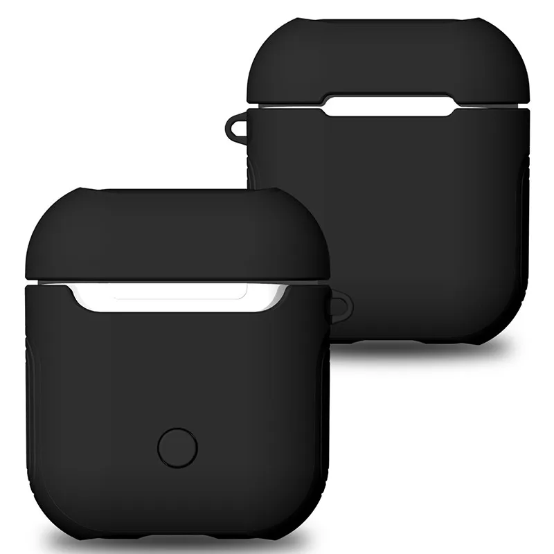 Чехол для наушников Apple AirPods чехол настоящих беспроводных Bluetooth Air Pods защитный AirPod