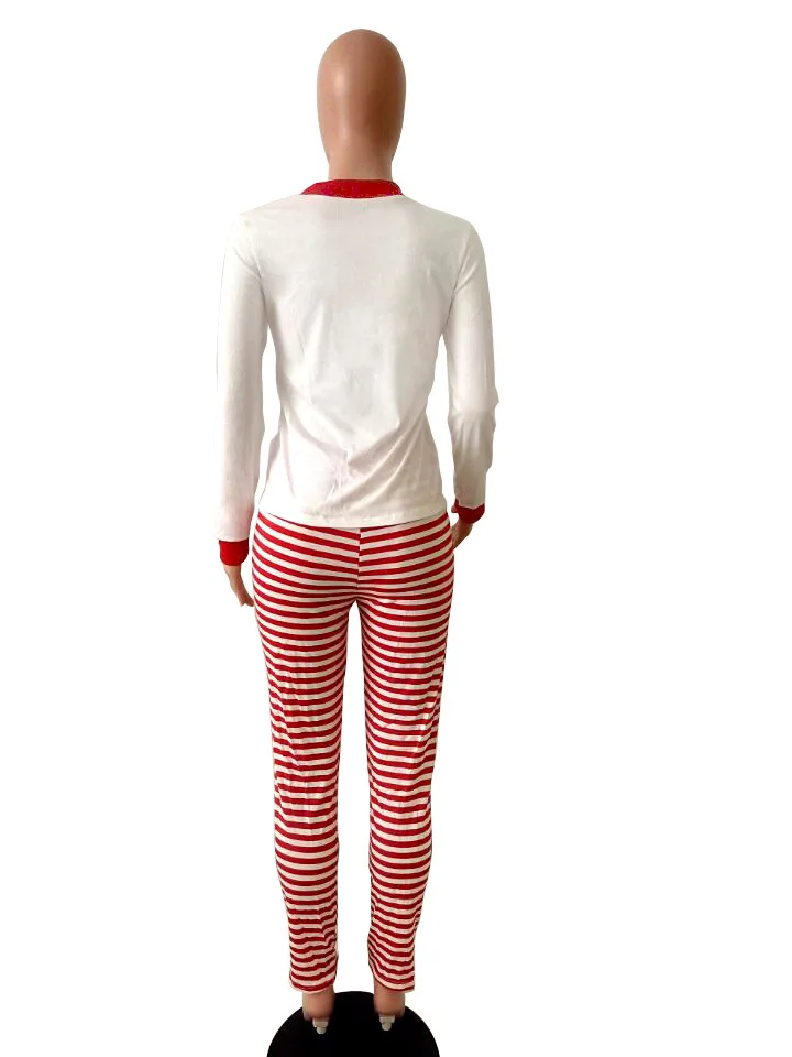 Семейные рождественские пижамы мамы Одинаковая одежда для матери и дочери