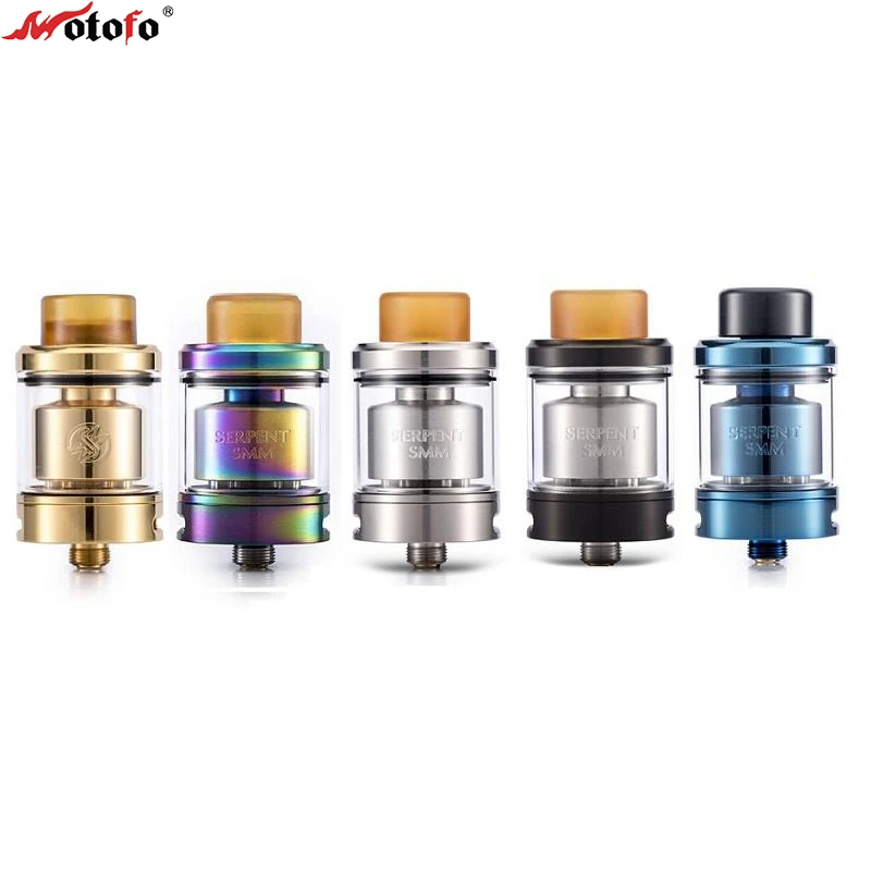 Оригинальный Wotofo в виде змеи SMM RTA 24 мм Диаметр 4 мл заправка верхней Rebuidable танк