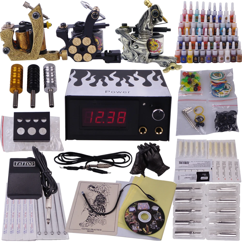 3 шт. набор игл для тату машинки 40 цветов| |