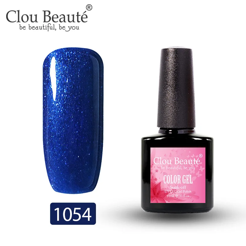 Clou Beaute Гель-лак для ногтей 10 мл УФ светодиодный полуперманентный лак Soak Off Gallak Гибридный гвоздь дизайн основа верхнее покрытие Гель-лак для ногтей - Цвет: 1054
