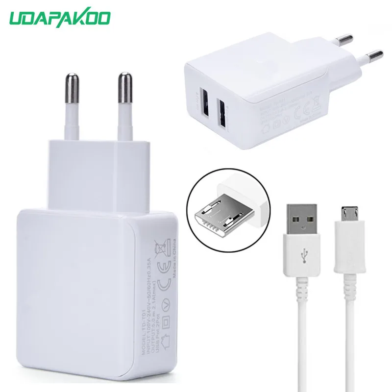 2 порта 5В 2А адаптер Micro USB зарядка зарядное устройство для huawei xiaomi Redmi Note 3 4 4X 5 5A plus