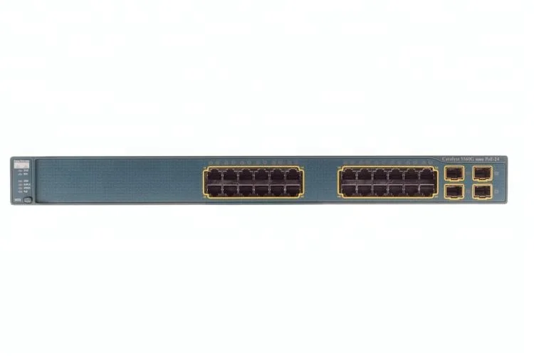 Новый сетевой коммутатор CISCO WS-C3560V2-24TS-S катализатор 3560V2 24 10/100 + 2 SFP IPB (стандартный)