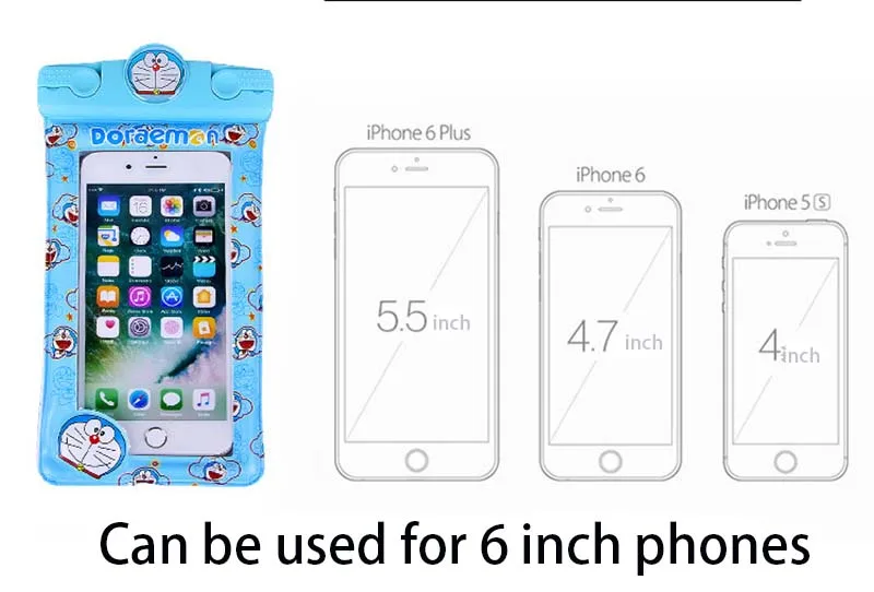 Универсальная водонепроницаемая сумка для iPhone X XS MAX 8 7 6 s 5 Plus Чехол Пакет сумка Чехлы для телефона Coque 6 дюймов плавательный телефон сумка