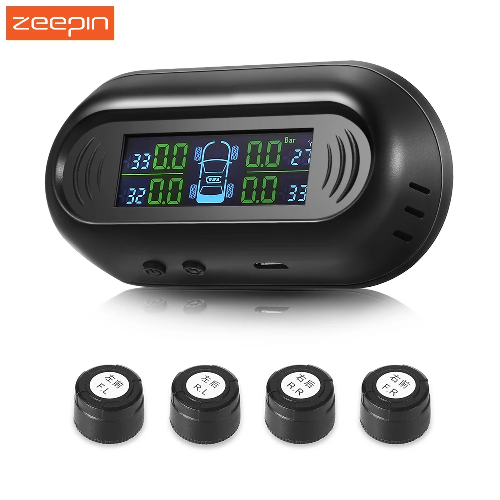 Zeepin G50 автомобиль TPMS 4 внешних Датчики автомобильных шин Давление мониторинга