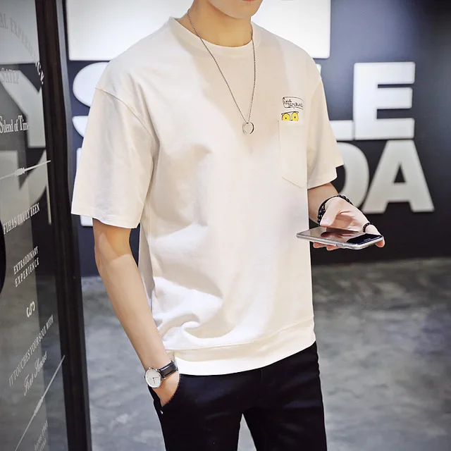 Лидер продаж модная популярная мужская футболка летний день|Мужские футболки| |