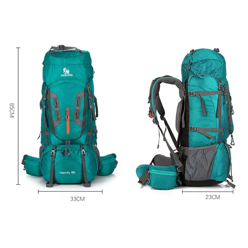 80L рюкзак для кемпинга и походов большая уличная сумка нейлон суперлегкая