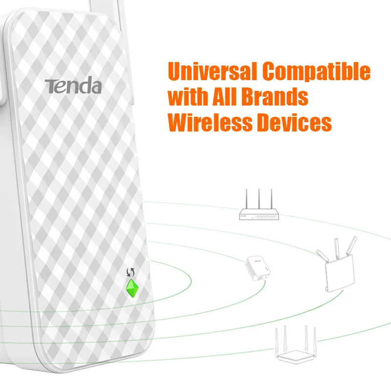 Tenda A9 300 Мбит/с Беспроводной беспроводной доступ в Интернет Wi-Fi репитер, сигнал усилитель Wifi, Беспроводной Wi-Fi маршрутизатор Диапазон расширитель усилитель простая настройка