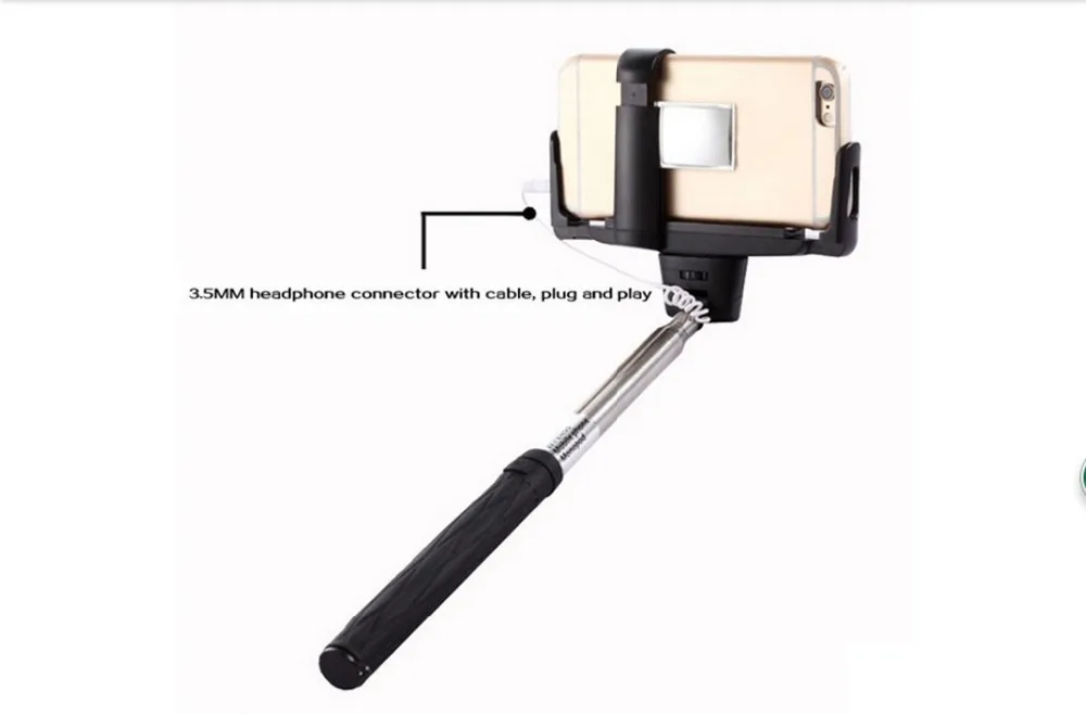 Mobile Phone Selfie Monopod Bluetooth D09 With A Mirror Wireless Stick Remote Self Artifact Palo | Электроника