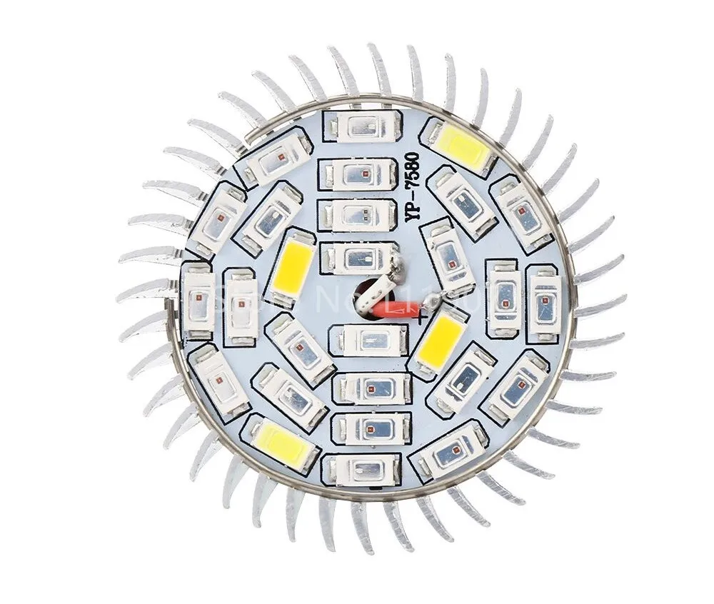 E27 E14 GU10 полный спектр 28 Вт светодиодный Grow Light AC85-265V Выращивание растений методом гидропоники лампы для теплиц для овощей цветок свет Grow Lighting