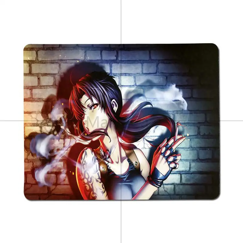 Коврик для мыши MaiYaCa My Favorite Black Lagoon аниме девочек геймерский игровой коврик