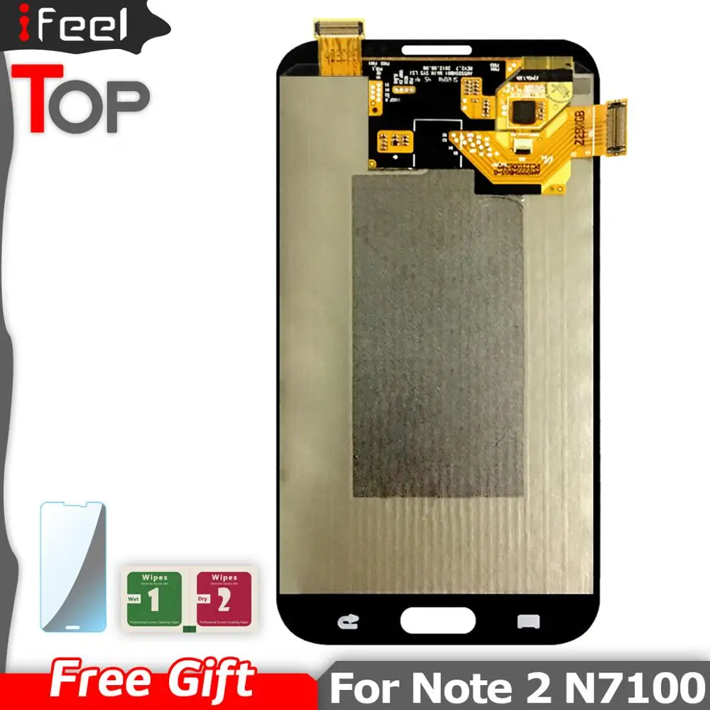 Высококачественный ЖК дисплей для Samsung GALAXY Note 2 N7100 + дигитайзер сенсорного экрана
