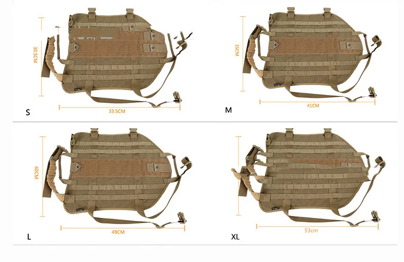 Военная тактика Molle dog для K9 собак Рабочая Собака Ves подходит для тренировок на открытом воздухе боевой жилет платье тактическое тренировочное оборудование