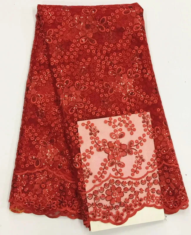 5 ярдов/шт красивая красная маленькая блестящая Цветочная дизайнерская