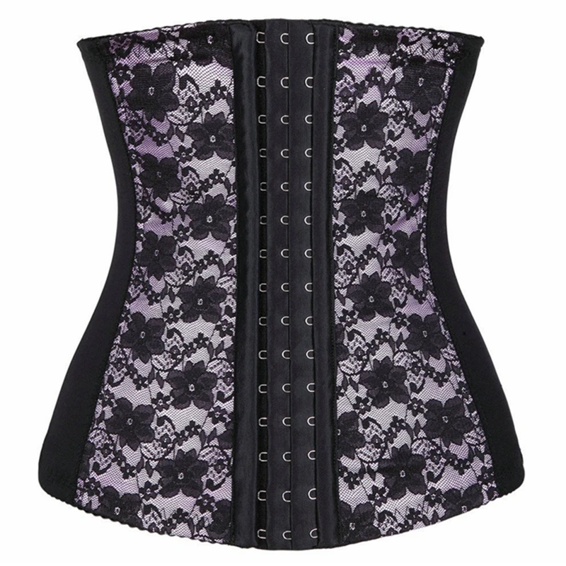 6XL кружево красный плюс размер корсеты и бюстье Латекс Талии Тренажер