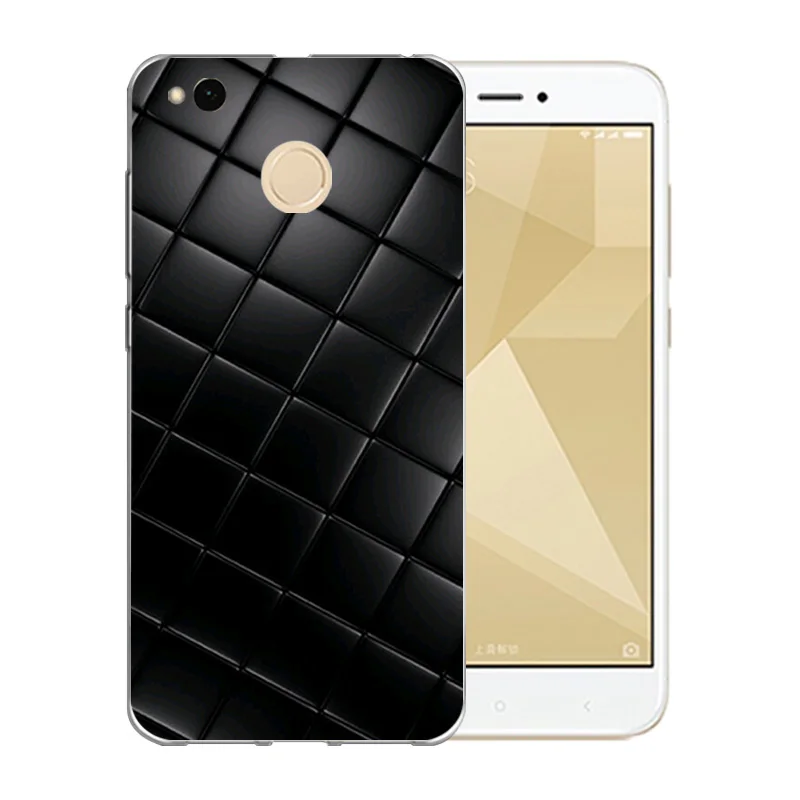 Для Xiaomi Redmi 4X Мягкий силиконовый чехол из ТПУ с принтом для Hongmi тонкий телефона |