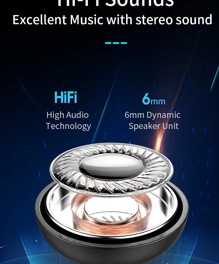 TWS Bluetooth 5,0 наушники настоящие беспроводные стерео наушники Airdots HIFI спортивные наушники свободные руки беспроводные наушники usb гарнитура с микрофоном