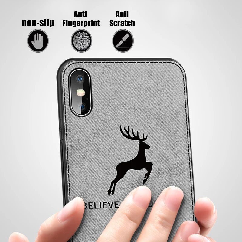 Роскошный мягкий чехол для телефона iphone Xs Max 7 8 plus iPhonex TPU мягкая ткань 3D узор милый