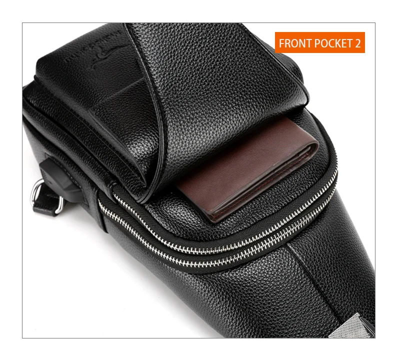 JackKevin мужская сумка Theftproof сумка кожаная грудь Crossbody мужские зарядные сумки для мужчин слинг-пакет