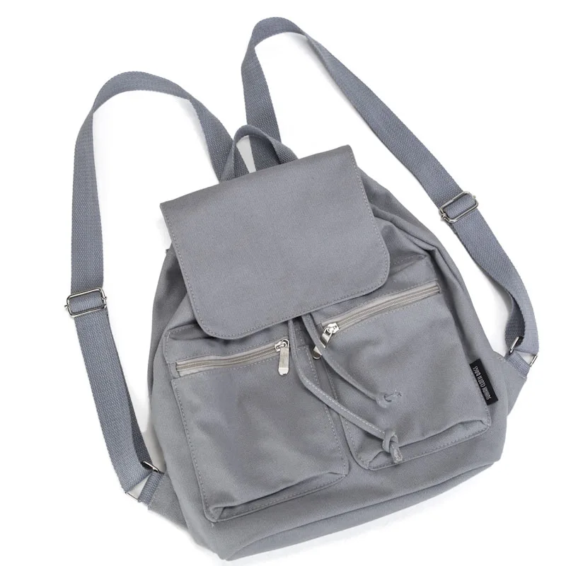 Gray DCIMOR, повседневная Холщовая Сумка на плечо, женский рюкзак, Mochila Escolar, школьные сумки для девочек-подростков, рюкзаки с верхней ручкой, сумка для книг - Цвет: Gray