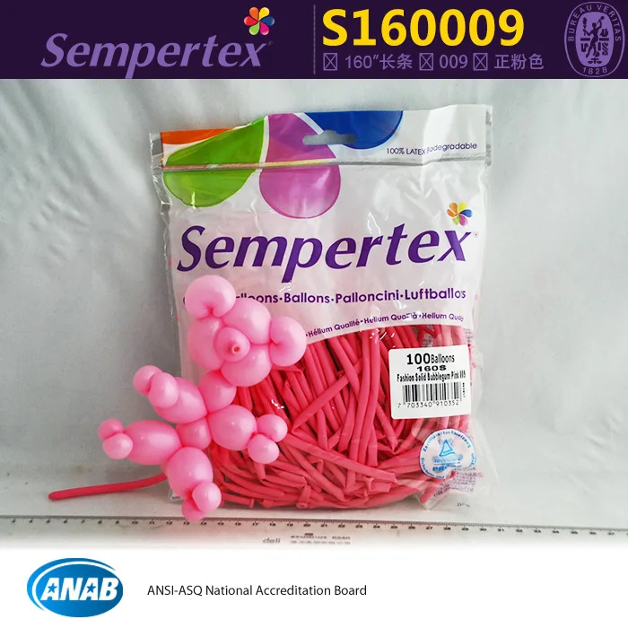 100 шт./лот Американский sempertex 160 S однотонный Цвета магия латексные Длинные Воздушные шары вечерние украшения для свадьбы дня рождения спрос среди детей - Цвет: 009