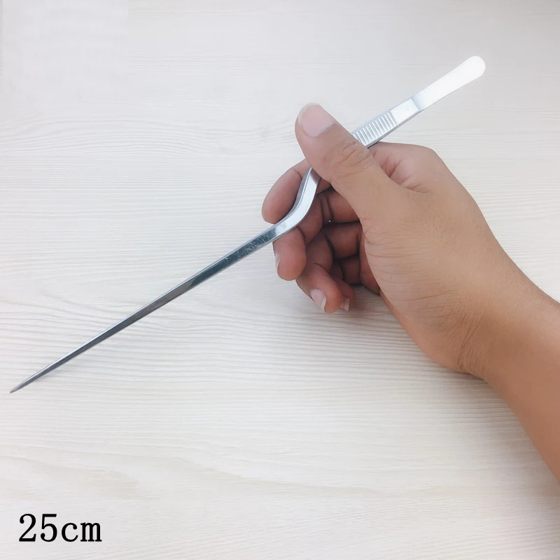 25 cm Горячая 6 вариантов несколько профессиональных шеф-повара покрытие Пинцет щипцы подача Презентация нержавеющая сталь офсетная шеф-повара кухонные инструменты - Цвет: 25 cm