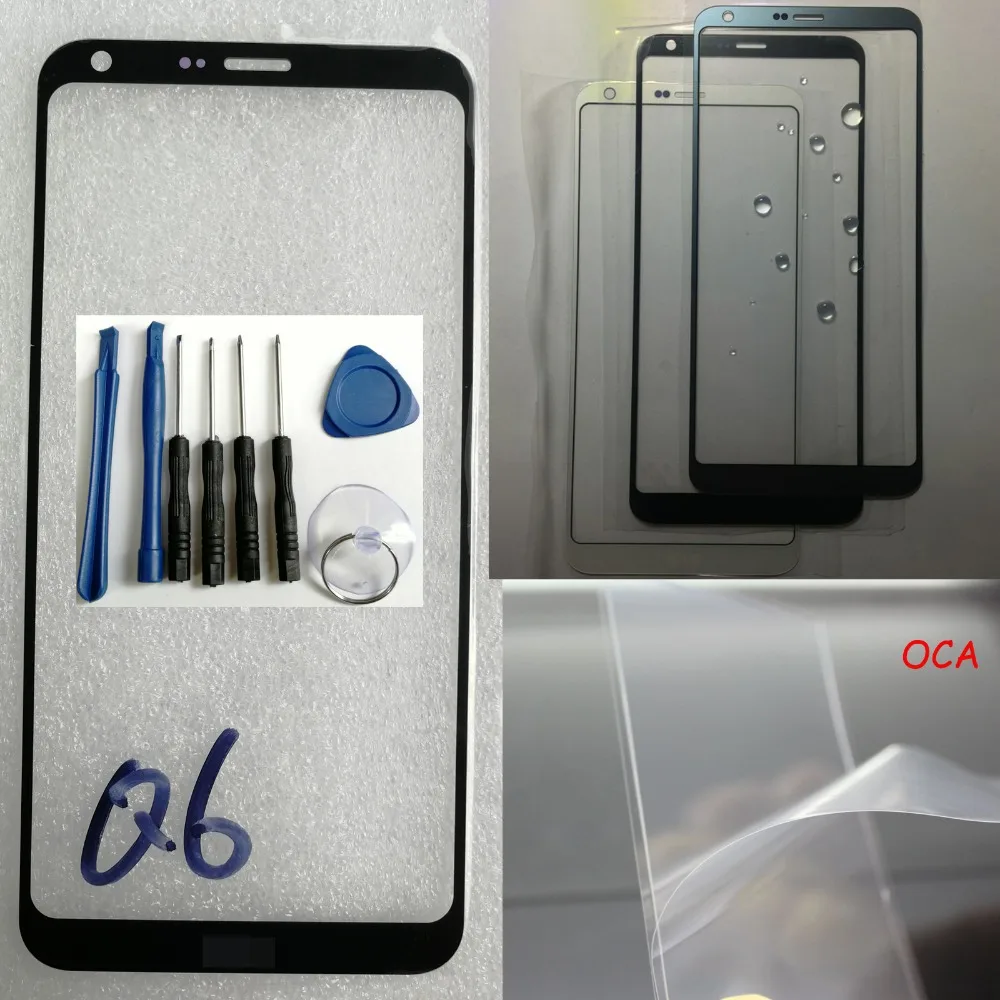 

Shyueda 100% Новые + OCA Инструменты для LG Q6 Q6 Q6a M700N M700A M700AN M700DSK X600 внешний передний экран Замена стеклянных линз