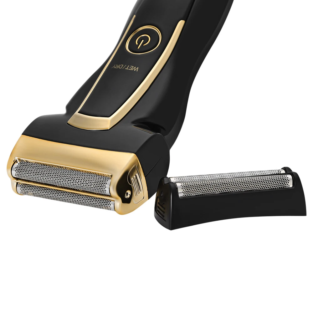 Kemei 3D двойные плавающие головки Электробритвы для мужчин перезаряжаемые