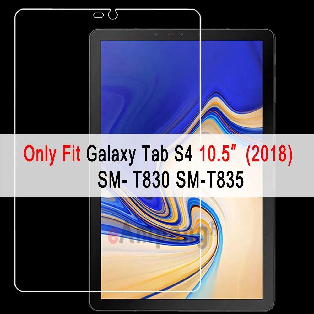 С уровнем твердости 9H HD закаленное Стекло для Samsung Galaxy Tab S S2 S3 S4 S5e S6 8,0 8,4 9,7 10,5 T860 T720 T830 T710 T810 T820 Экран протектор - Цвет: For SM-T830 SM-T835
