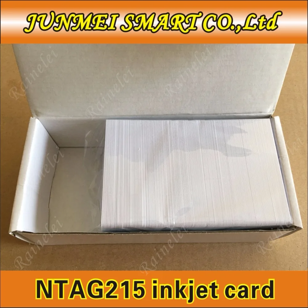 50 шт./лот nfc 215 карта для печати струйным принтером карты принтера Espon Canon|ntag 215|card