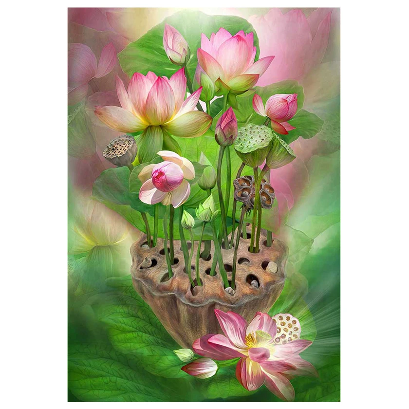 

3D DIY Diamond Painting Decor Paintings Full Rhinestone Mosaic Cross Stitch Flower 5D Diamond Pattern Diamond Embroidery Icon