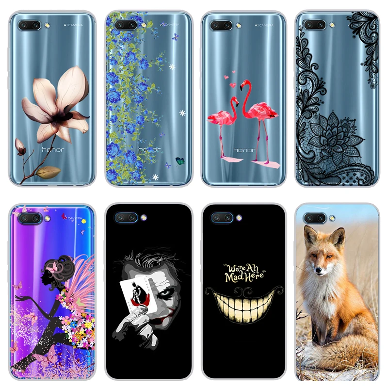 Чехол для Huawei Honor 10 5 84 дюймов силиконовый чехол с рисунком мягкая задняя крышка из