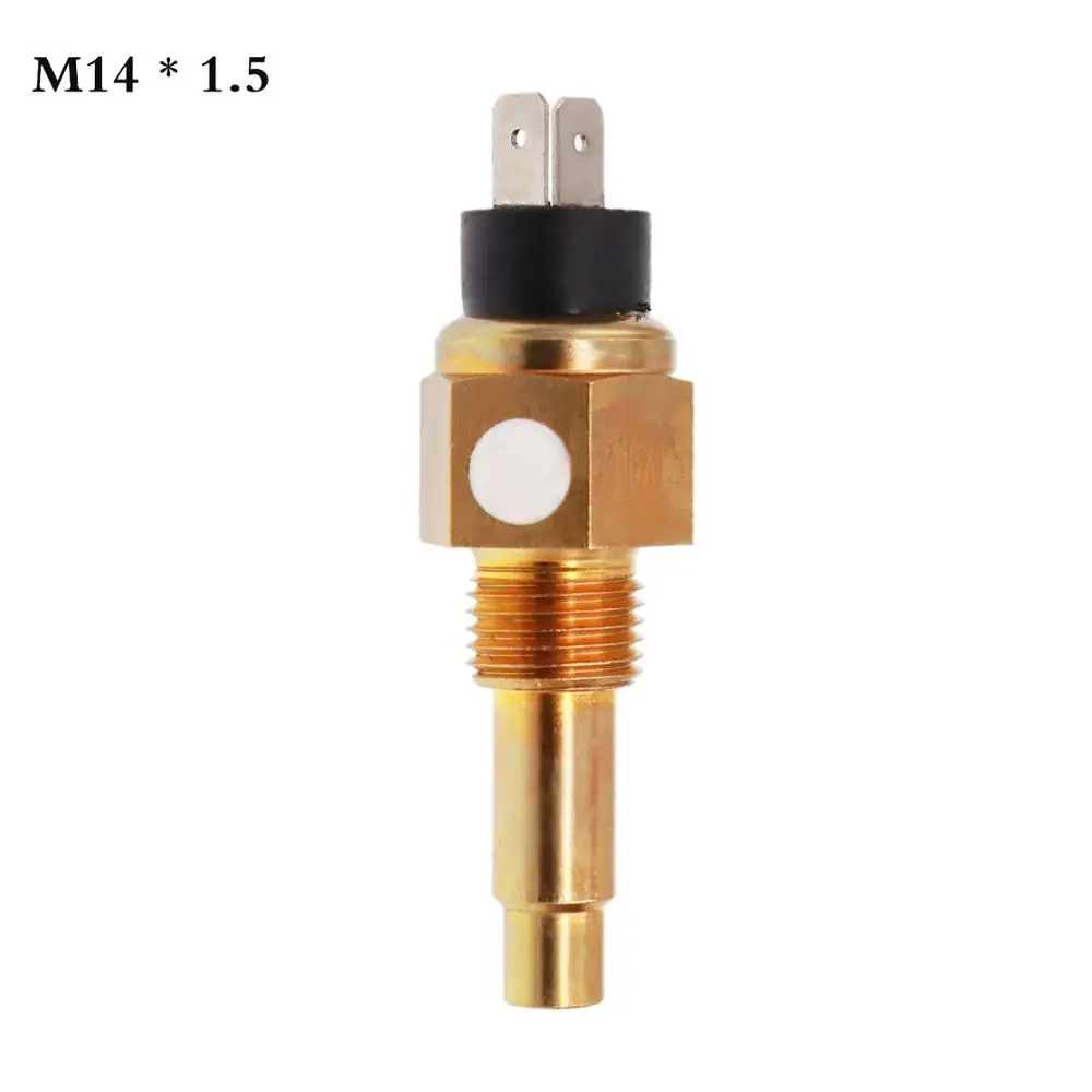 M14-1.5 Sensor 52 мм цифровой датчик температуры масла дисплей с температура фитинг-датчик Комплект DC 12 В с 8 цвет светильник - Цвет: M14-1.5 Sensor