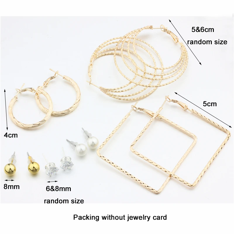 Серьги кольца женские круглые квадратные с искусственным жемчугом и