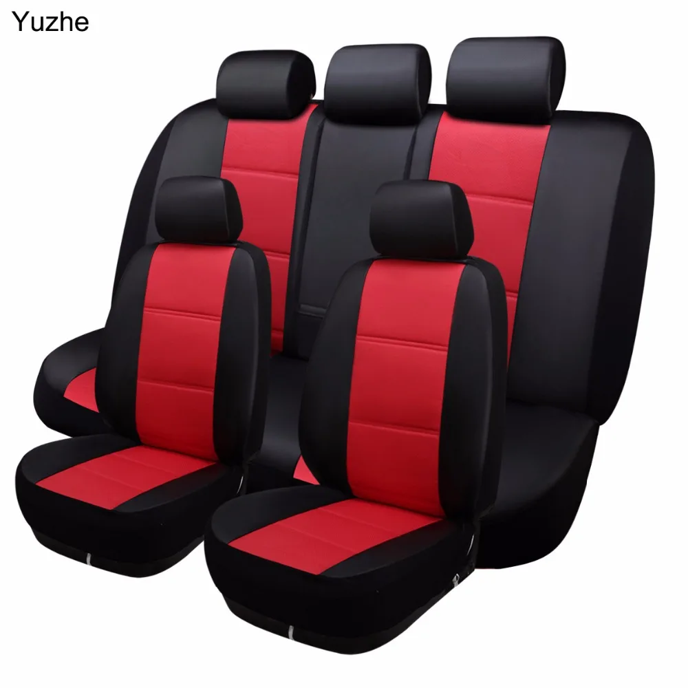 Yuzhe универсальный автомобильный кожаный чехол для Volkswagen vw passat polo golf tiguan jetta Автомобильные аксессуары чехол для сиденья
