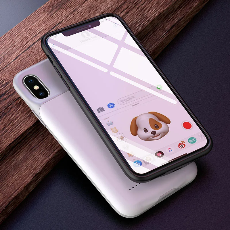Чехол для аккумулятора для iPhone 6, 7, 8, 6s Plus, X, XS, Max, XR, чехол для зарядного устройства, Внешний чехол для зарядки