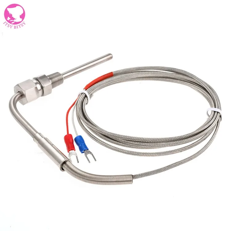 New Fashion Stainless Steel 2M EGT K Type Thermocouple Exhaust Probe High Temperature Sensors Threads 200mm BS Quality | Инструменты