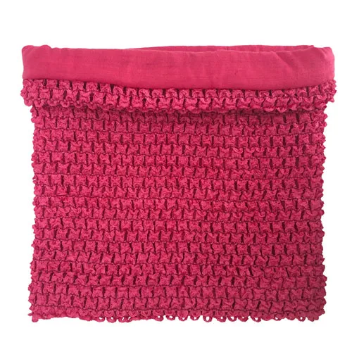 Hot Pink Tutu Tops Вязаные топы-пачки для маленьких девочек 1-2 лет с подкладкой, 8x8 дюймов, платья-пачки, топы-пачки «сделай сам», ручная работа, пачки, повязка на голову, пачки - Цвет: Hot Pink Tutu Tops