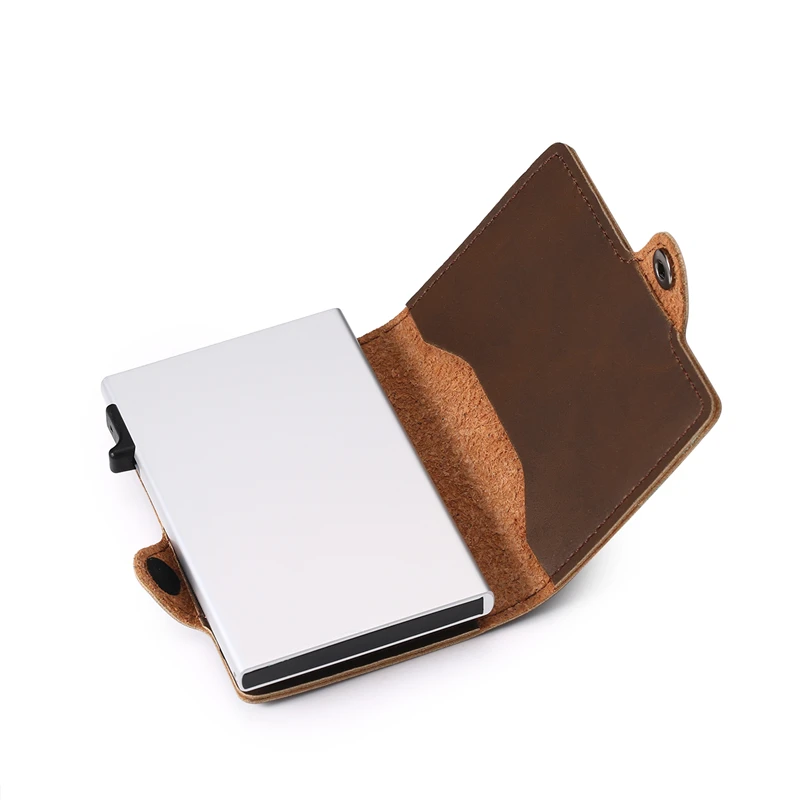 ZOVYVOL Rfid кошелек для мужчин денег тонкий мини мужской металлический алюминиевый