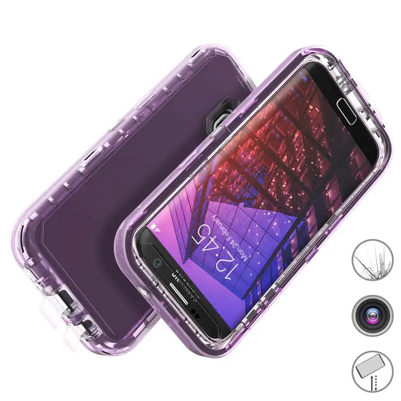 Жесткий чехол Yokata для Samsung Galaxy S8 S9 plus Прозрачный бампер из поликарбоната милый