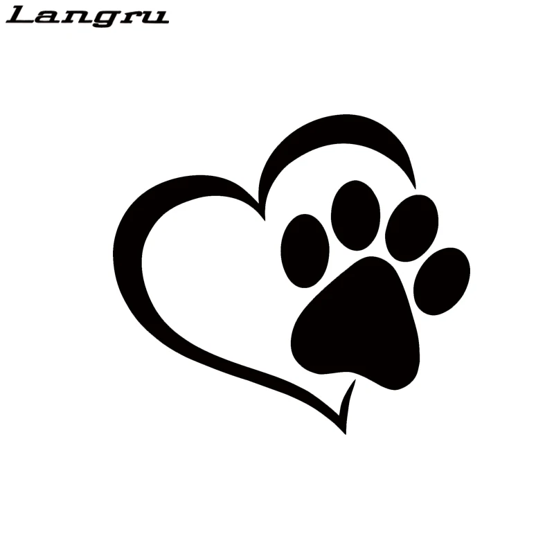 Langru 2017 Горячая Распродажа Милая лапа для домашних животных с сердцем собака