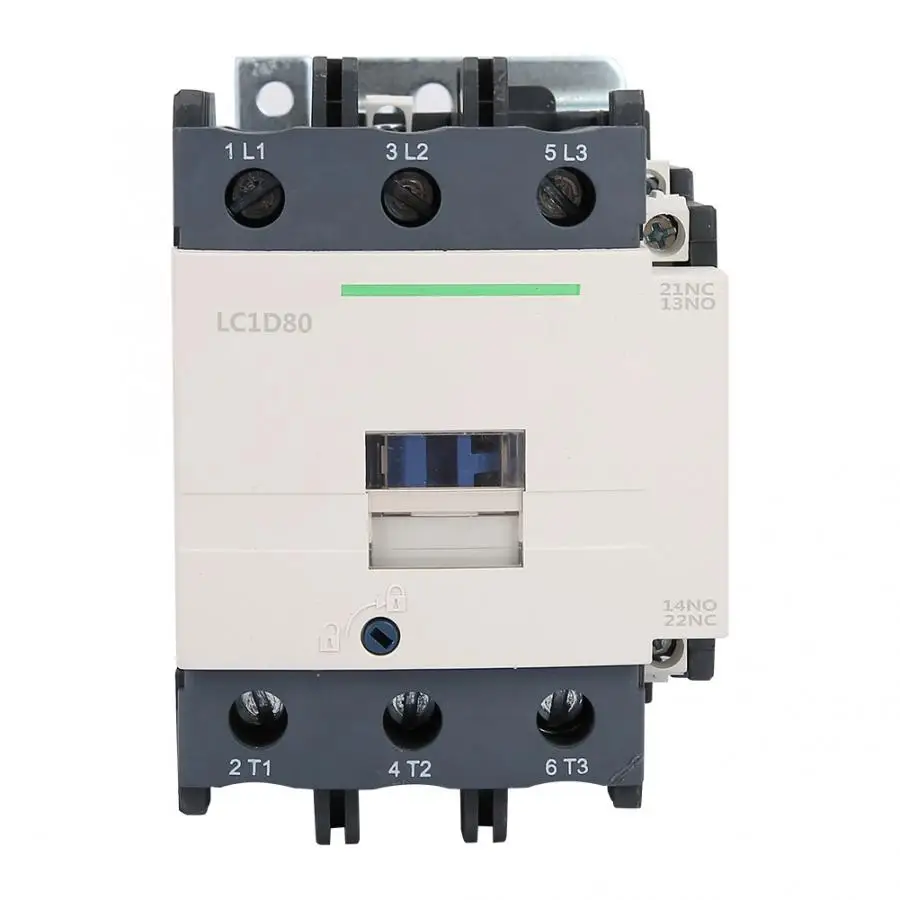 LC1D80 Новый электрический 50/60Hz 3 полюса катушка контактор переменного тока 220V 80A