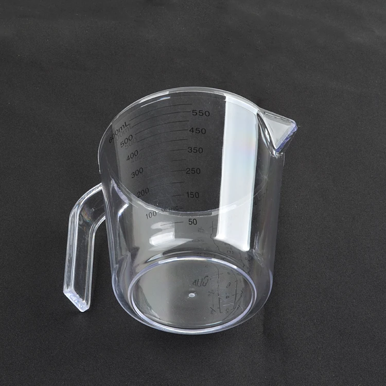 

BAKEST 600ml Clear Plastic Middle Measuring Cups