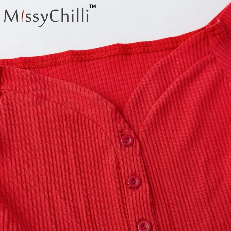 Женский облегающий боди MissyChilli белый с открытыми плечами и пуговицами цельный